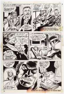 George Tuska and Billy Graham Hero For Hire #12 Page 10 Original Art (Marvel, 1973).... | Heritage