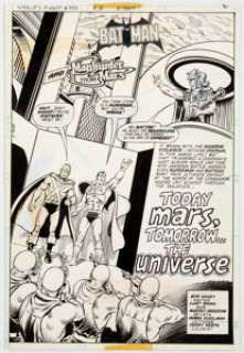 Curt Swan and Murphy Anderson World’s Finest Comics #245 Splash Story Page 1 Original Art (DC, 1977).... | Heritage