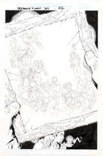 Chris Bachalo and Tim Townsend Uncanny X-Men #365 Splash Page 22 Original Art (Marvel, 1999).... | Heritage