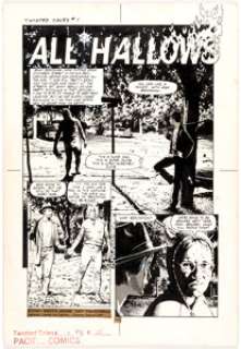  - Tim Conrad Twisted Tales #1 Story Page 1 Original Art (Pacific Comics, 1982)....