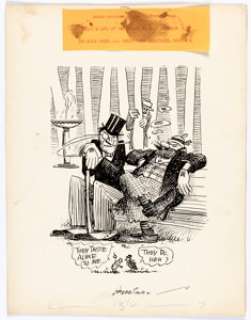 George Herriman archys life of mehitabel Original Art (Doubleday, 1933). ... | Heritage