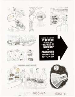 Al Jaffee More Trash from Mad #11 Page 48 Original Art (EC, 1968).... | Heritage