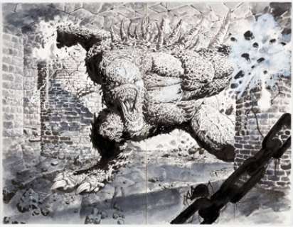 Lan Medina Aria: The Uses of Enchantment #4 Double Page Spread 4 and 5 Original Art (Image Comics, 2003)....