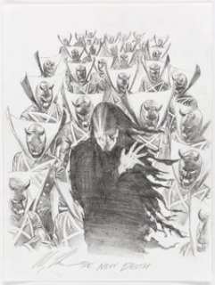 Alex Ross - Earth X New Death Character Design Original Art (Marvel, c. 2000).... | Heritage