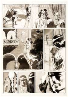 John Bolton Bizarre Adventures #26 Story Page 5 Original Art (Marvel, 1981)....