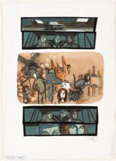 Teddy Kristiansen House of Secret: Facade #1 Story Page 30 Original Art (DC/Vertigo, 2001)....