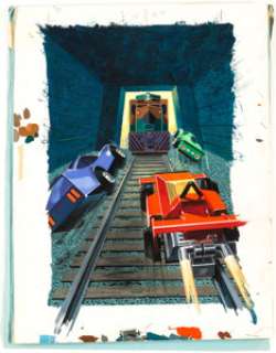 George Wilson (attributed) Mod Wheels #13 Cover Painting Original Art (Gold Key, 1974). "The Thrill Set - | Heritage