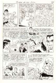 Ross Andru and Mike Esposito Flash #175  Story Page 22 Original Art (DC, 1967). Superman and The Flash expose the - | Heritage