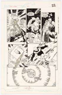 Keith Giffen and Larry Mahlstedt Legion of Super-Heroes #2 Story Page 17 Original Art (DC, 1984). Lightning Lad, - | Heritage