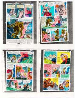 Tatjana Wood Swamp Thing #10 Complete 20-Page Production Color Guides Group of 20 (DC Comics, 1974)... (Total: 20 Items) | Heritage