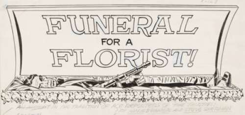 Jack Kirby and Vince Colletta In the Days of the Mob #1 "Funeral for a Florist" Original Art (DC, 1971) - | Heritage