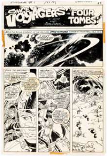 Alex Niño Rima #1 Story Page 1 Space Voyagers Original Art (DC, 1974). Alex Niño was one of the - | Heritage