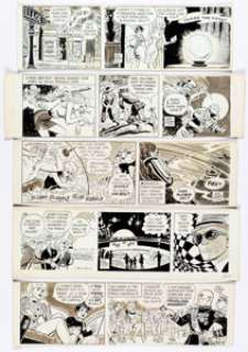 Bob Lubbers Robin Malone Daily Comic Strip Original Art Group of 10 (NEA Syndicate, 1967-68).... (Total: 10 Original Art) | Heritage