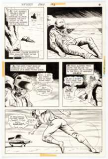 Bob Brown and Murphy Anderson Superboy #192 Story Page 4 Original Art (DC, 1972).  A great sci-fi page from the -