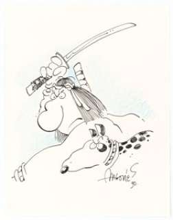 Sergio Aragonés - Groo the Wanderer Specialty Illustration Original Art (1990).  If you are a Groo fan, - | Heritage