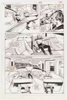 Pablo Marcos, Carlos Garzon and Arne Starr Star Trek: The Next Generation #1 Story Page 16 Original art (DC, -