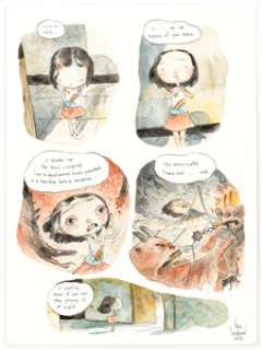 Tony Sandoval Short Story Page 2 Original Art with COA (2015)....