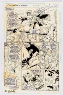 Alex Saviuk and Rob Stull The Adventures of Spider-Man #3 Story Page 4 Original Art (Marvel, 1996)....