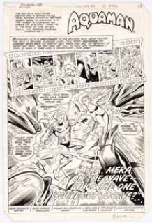 Alex Saviuk And Frank McLaughlin | Action Comics #538 Aquaman Splash Story Page 1 Original Art (DC, 1982). | Heritage