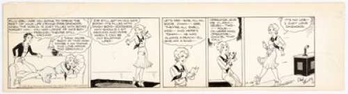 Chic Young | Blondie Daily Comic Strip Original Art dated 11-12-30 (King Features Syndicate, 1930). | Heritage