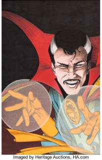 Carl Potts - Doctor Strange #63 Cover Painting Original Art (1983)....