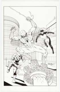 Bob McLeod | Amazing Spider-Man #9 Variant Cover Original Art (Marvel, 2016). | Heritage