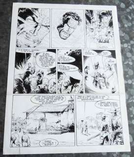 Lamy, Fabrice | Planche originale Ã  l’encre de chine  - Colt Walker  - (1997) | Catawiki