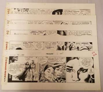 Joe Kubert. Green Berets. Original Daily Strips. | Weiss Auctions