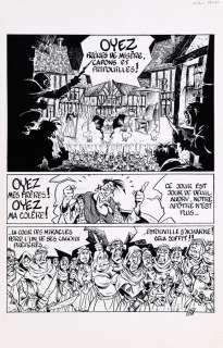 Stalner | La Esmeralda, planche n°28 à l’encre de Chine… | AZ auction