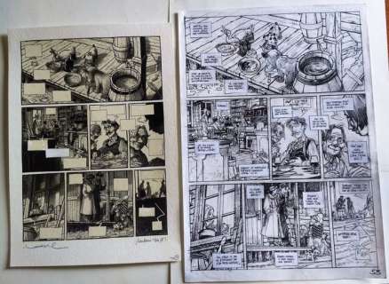 Loisel, Régis / Tripp, Jean-Louis | 2 Planches originales (p.53)  - Magasin général T.7 | Catawiki