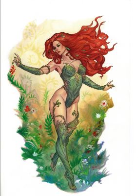 Meghan Hetrick - Poison Ivy - Original 11x17 by Meghan Hetrick