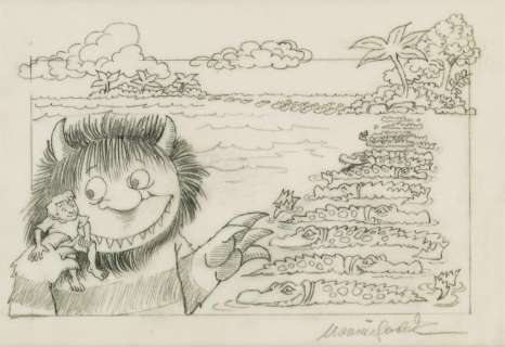 MAURICE SENDAK. Alligators. | Swann Galleries
