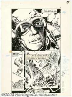 Sam Glanzman - Original Art for The World Around Us #13 (Gilberton, 1950s). "Air Force." Exciting page - | Heritage