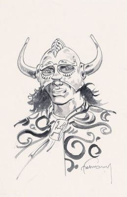 Hermann | Lot 106 - Jugurtha, illustration à l’aquarelle… | AZ auction