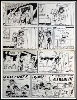 Attanasio, Dino | Planche originale  - Modeste et Pompon  - (1966) | Catawiki