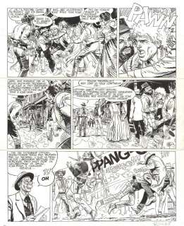 Planche originale 39 de Comanche, tome 14 : Les cavaliers du rio perdu par Michel ROUGE