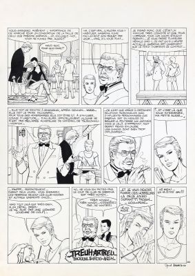 Jaradin | Lot 91 - Alexe, planche n°20 à l’encre de Chine de… | AZ auction