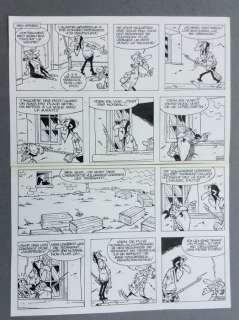 Remacle, Marcel | Planche originale (Planche 36 A + B)  - Le Vieux Nick et Barbe Noire T24  - Le mal étrange | Catawiki