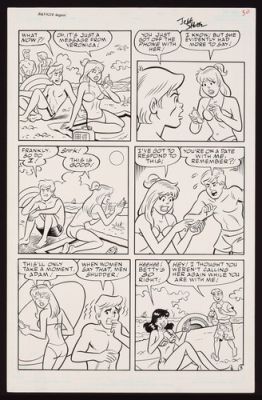 Original Art from Betty & Veronica #217 (2006) Page 30 Pencils by Jeff Shultz | eBay US (Buy It Now)