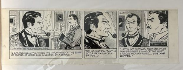 original comic art of Mister Holmes of Baker Street by William Barry 6.5”x20.5”7 | eBay US (Buy It Now)