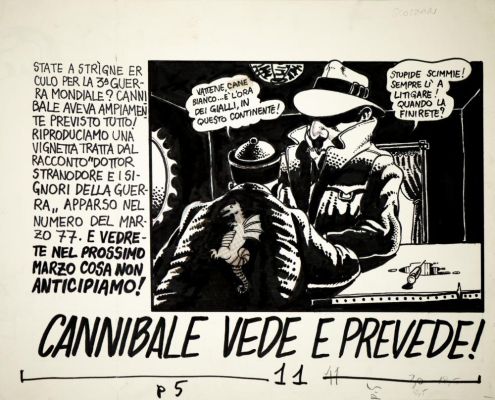 Lot 93 - SCOZZARI FILIPPO - ANDREA PAZIENZA - Cannibale vede e prevede | Capitolium Art