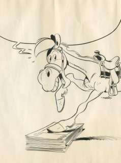 Lucky Luke - Tiercé franco-belge Encre de Chine sur papier utilisé pour une campagne... | Tessier Sarrou