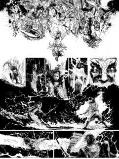 FedericoÂ FERNIANI - Planche originale 32 du tome 2 de LA VOIE DU SABRE - Les braises de l‘enseignement-