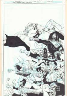 Ethan Van Sciver - Green Lantern Corps: Edge of Oblivion #1 Cover - Green Lantern Corps: Green Lanterns Kilowog, John Stewart, Guy Gardner, Arisia Rrab, Mukmuk, Gorin-Sunn, Salaak, Two-Six, & Voz - 2016 Signed