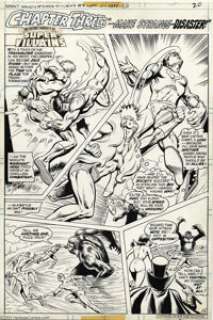 Rich Buckler and Bob McLeod - Secret Society of Super-Villains #9, page 12 Original Art (DC, 1977). The Creeper, - | Heritage