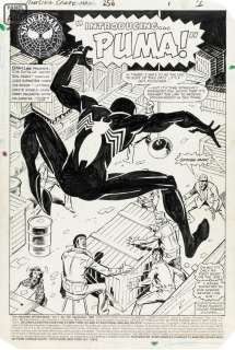 Ron Frenz - Amazing Spider-Man 256 Page 1 Splash