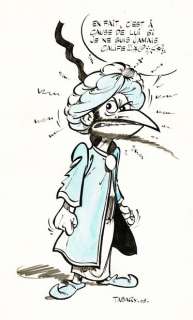 Tabary | Iznogoud, dessin original Ã  l’encre de chine et Ã … | Septimus