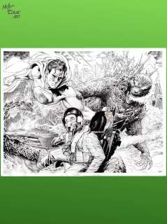 Lan Medina - Superman Vs. Godzilla