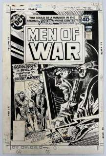 1979 Men of War #12 Cover Art Joe Kubert | Weiss Auctions