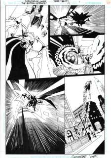 Christopher Jones, Terry Beatty | The Batman Strikes! #17 P.11 - Batman Flies Through Subway - Ink Signed Issue 17 Page 11 | Anthony’s Comic Book Art